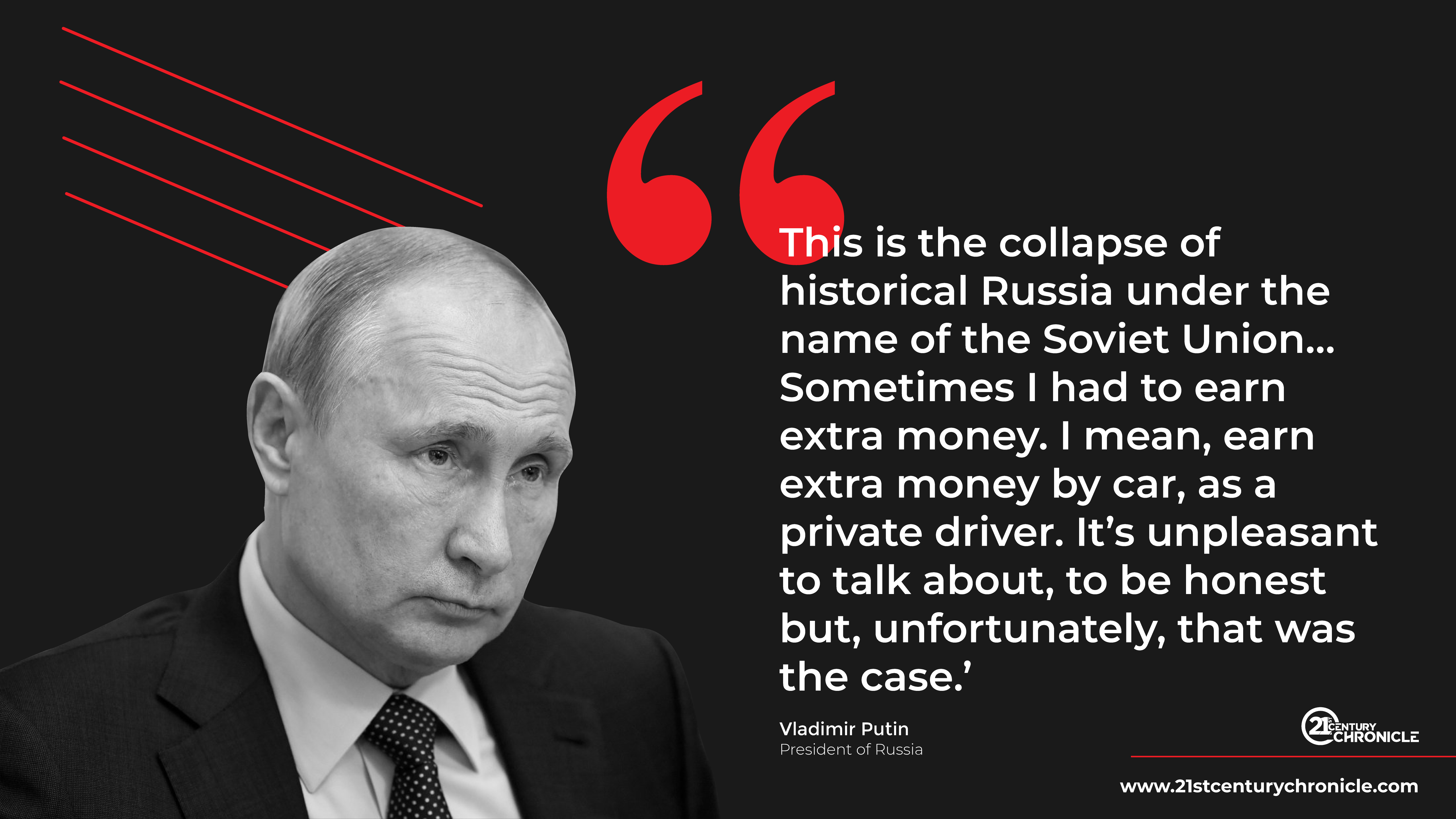 Putin rues Soviet collapse as demise of 'historical Russia