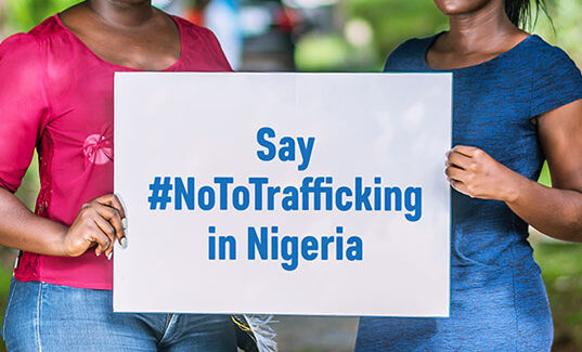 Coy begins campaign to
                    curb human trafficking